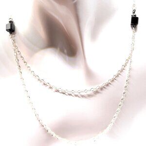 Black Cubes Necklace